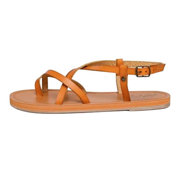 NWT! Nitti Women's Gladiator Fisherman Sandals in Light Brown - Size 9 - Picture 2 of 9